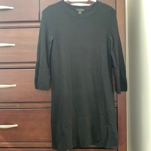 J.Crew black cashmere dress